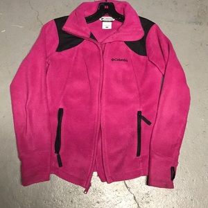 Pink and black Columbia Liner Jacket